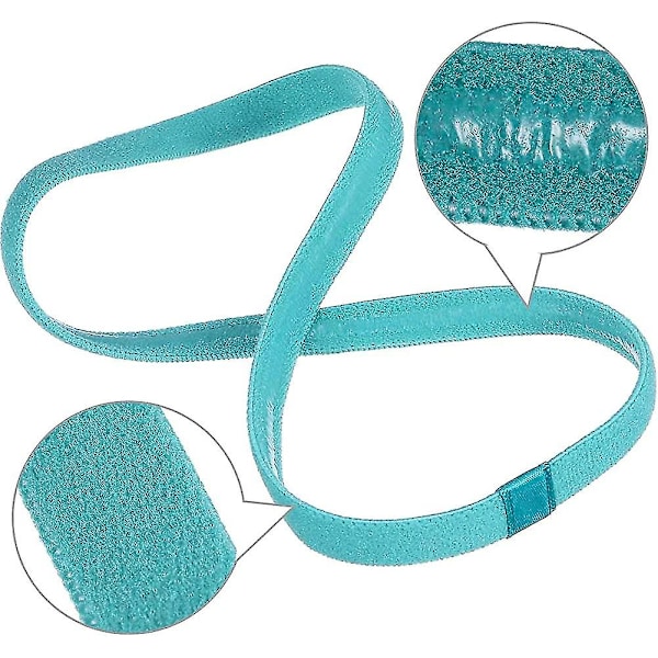 9 Stycken Present Tjocka Halkfria Elastiska Sporthårband, Elastiskt Silikon