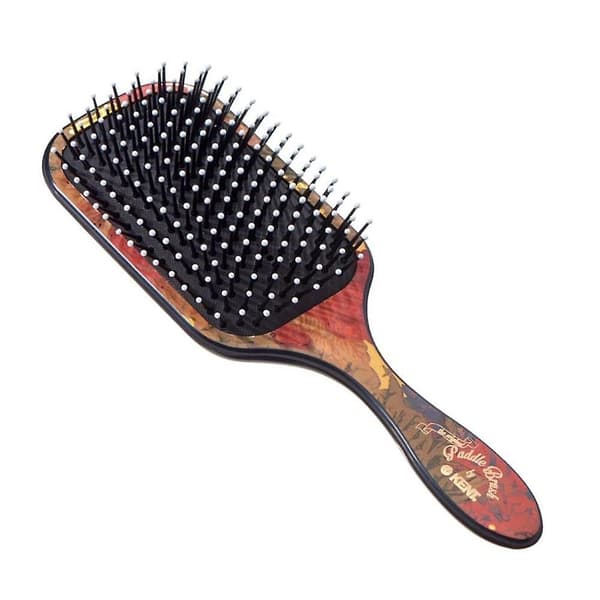 Kent Brushes LPB1 Stor Paddeformet Pudebørste med Quill-Hår til Langt Tykt Hår
