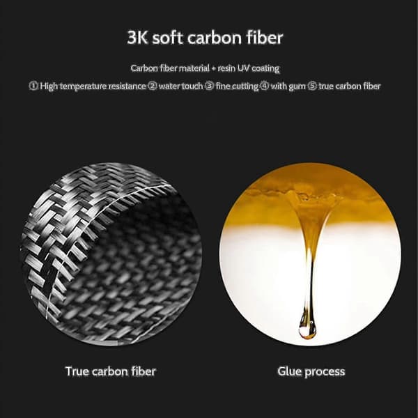 Kulfiber Centerkonsol CD Kontrolpanel Cover Til V60 S60 Bil Interiørtilbehør Rhd