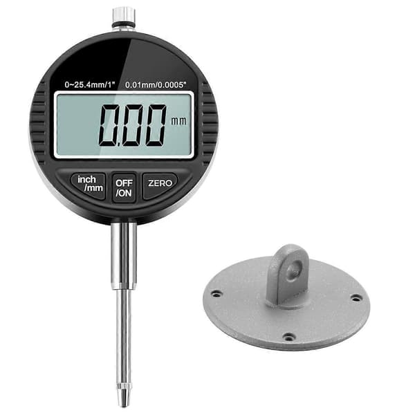 Digitaalinen mittakello DTI 0,01 mm / 0,0005\" Mittausalue 0-25,4 mm / 1\" Kellotaulu