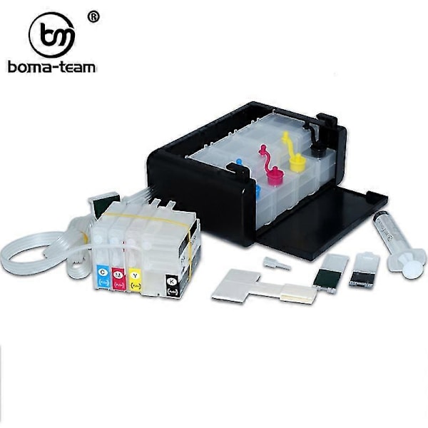 hg No Chip Tomt CISS-system til HP OfficeJet Pro 7740 8710 8715 8720 8730 8740 8210 8216 8725 8610 952XL 953XL 954XL 955XL Printer