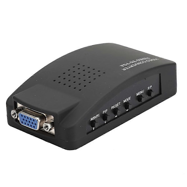 BNC S Video Til VGA HD Konverter Adapter Til Computer PC Skærm