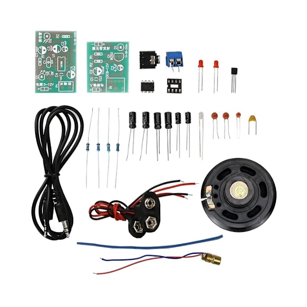 DIY Laser Langaton Äänensiirtosetti Elektroninen Tuotanto DIY Elektroninen Opetuskoe