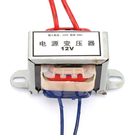AC 12V/24V utspänning 3W ingång 50Hz enkel strömtransformator (12V)