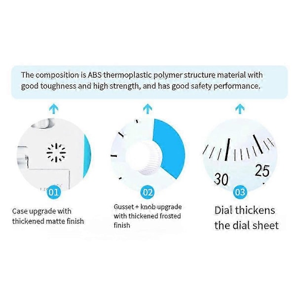 Grøn Børn Studerende Studie Manual Visuel Timer Alarm Ur Køkken Timer Med Beskyttende Cover Ti