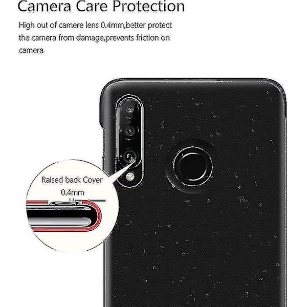 Huawei P30 Lite Skal, Smart View Läder Flip Case, [Energisparläge][Fullt Skydd](p30lite,bla Yalo