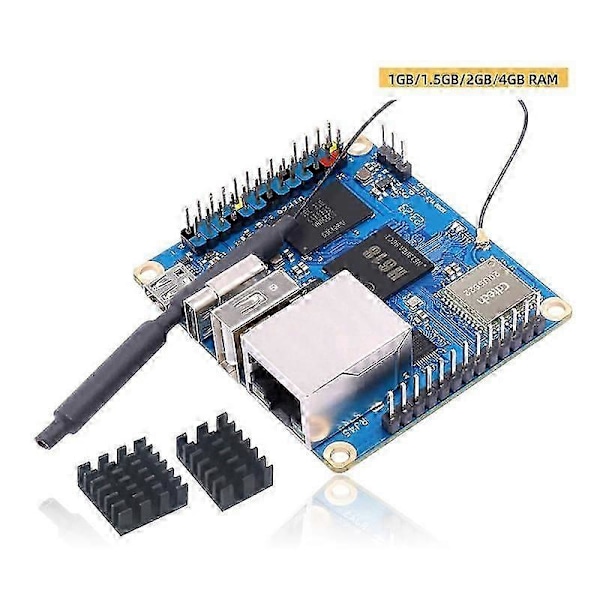 For Zero 3 Board 1.5gb+ Køleplade H618 Wifi5+bt 5.0 Gigabit Lan Til Android 12 Debian12 Ubuntu22.04-Yogu