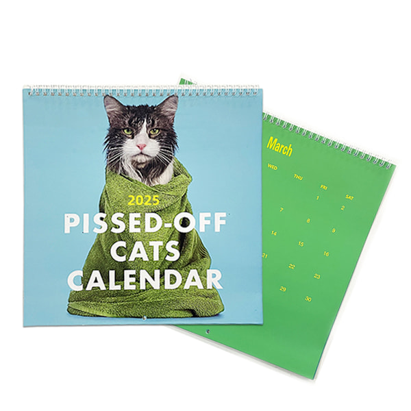Kalender 2025 Nytårs kalender farve: style12