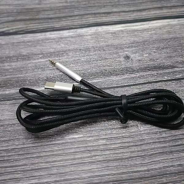 USB-C til 2,5 mm hannkabel for QC25/QC35/QC35II/QC45 hodetelefoner med mikrofon