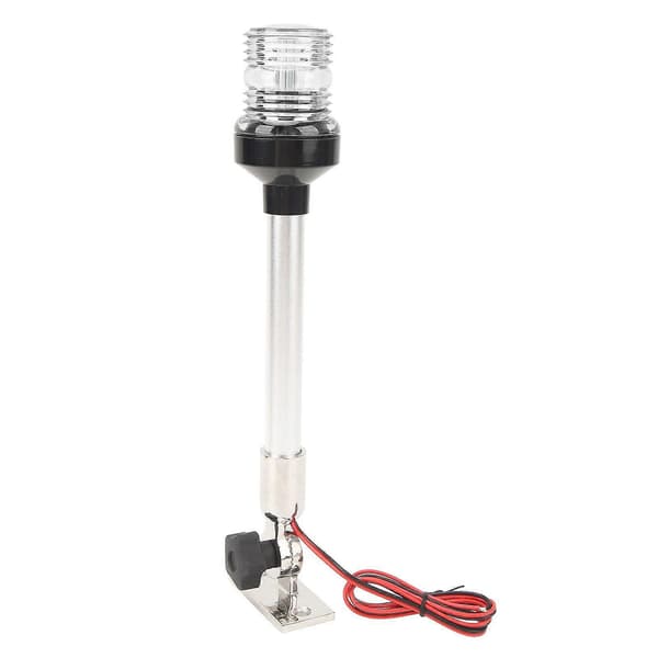 marin akterljus 30cm 360 graders nedfällbar rostfri bas