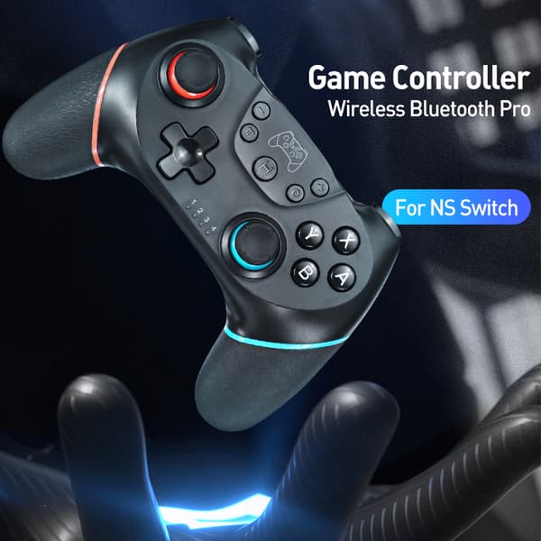 Trådløs Bluetooth Controller til Switch, OLED Gamepad Pro