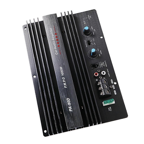 12V 1000W Bil Audio Høj Effekt Forstærker Forstærkerkort Kraftig Subwoofer Bas Forstærker PA-80D
