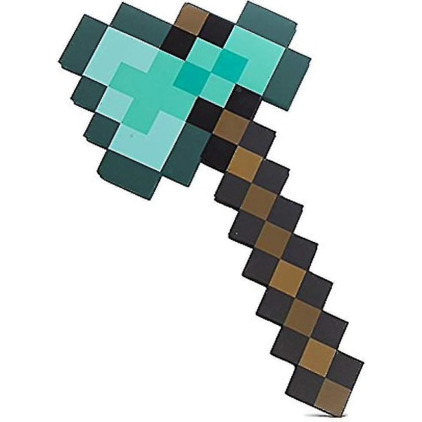 Wosawe Minecraft Diamond Axe - Hak din vej til Minecraft succes. Julefødselsdagsgaver til børnefan