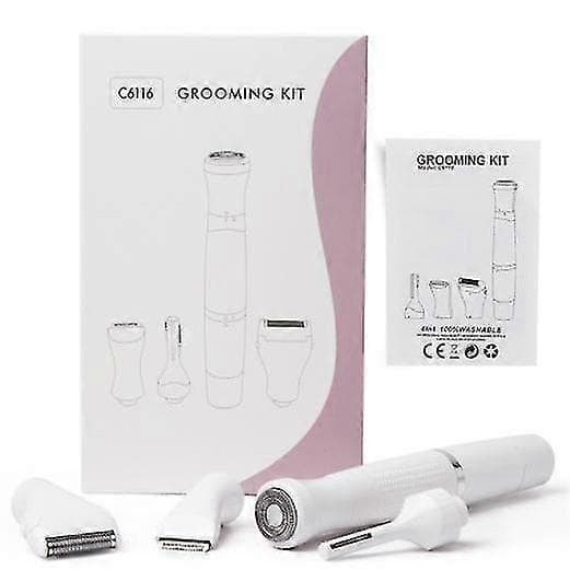 USB-lading 4-i-1 Elektrisk Barberhøvel