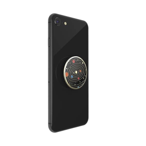 POPSOCKETS Emalje Solar flare Svart Avtakbart grep med stativfunksjon Premium