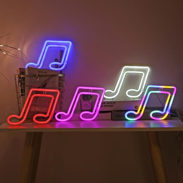 Musiknote Neonlys
