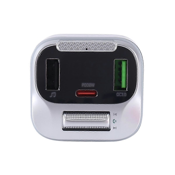 E75 Bil Bluetooth FM Transmitter USB Biloplader Biltilbehør Sort