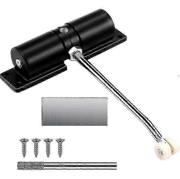 Automatisk dørlukker (svart)