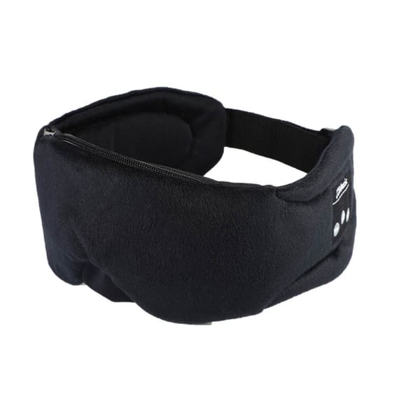 Sovhörlurar - Sovmask med hörlurar Bluetooth 5.0 Svart