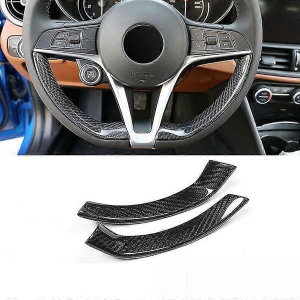 2 st Bil Interiör Kolfiber Skydd För Alfa Romeo Stelvio/giulia