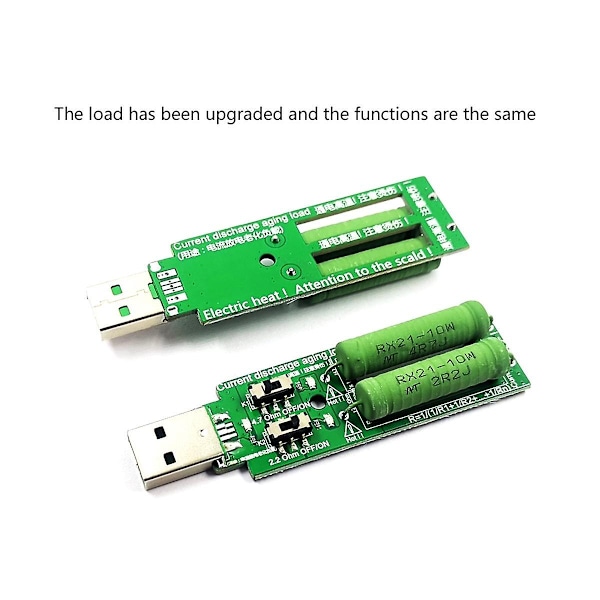 USB-tester DC Digital Voltmeter Amperemeter Spenningsmåler Amperemeter Detektor Mobil Strømadapter Indikator Blå