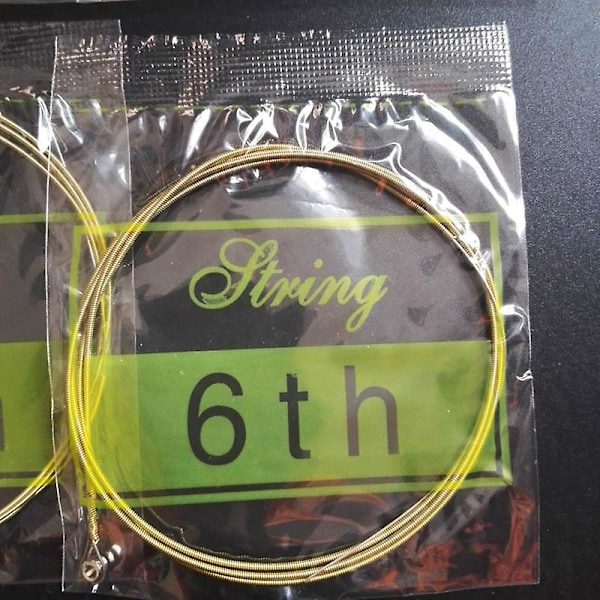 6 Stålsträngar Akustisk Gitarrset 150XL/304mm Sträng för Trägitarrer