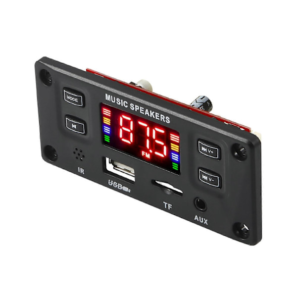 Bil FM Radio Modul Bluetooth Högtalare MP3 Dekoderkort USB TF FM Musikdel