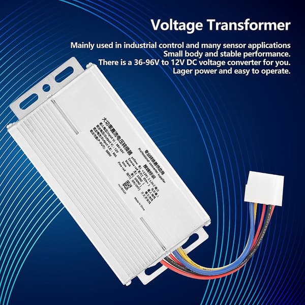 36-96V til 12V 30A 360W DC Konverter Adapter Spenningstransformator