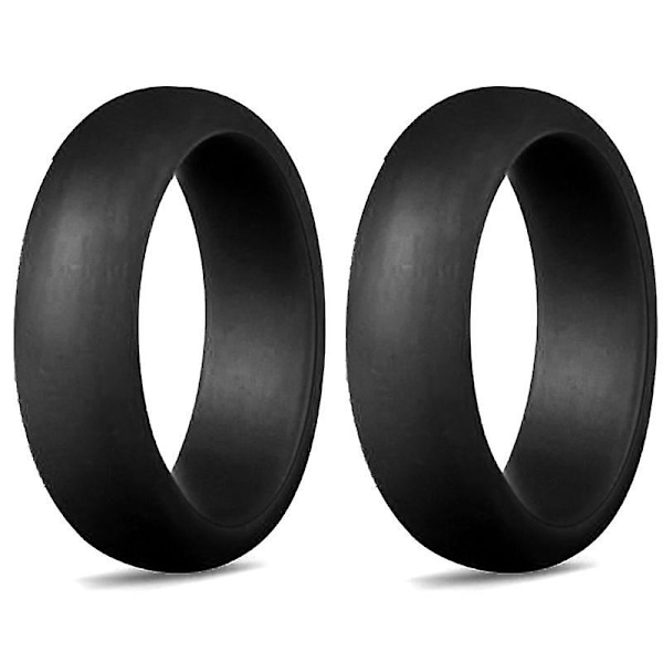 5.7mm Popular for Men Women Silicone Cool Rings Silicone Wedding Ring Environmental Outdoor Sports