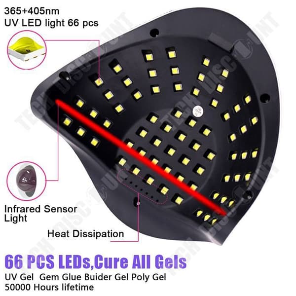 UV Lampe - X10MAX - 220W Høj Effekt - 4 Justeringsmuligheder - Smart Sensor