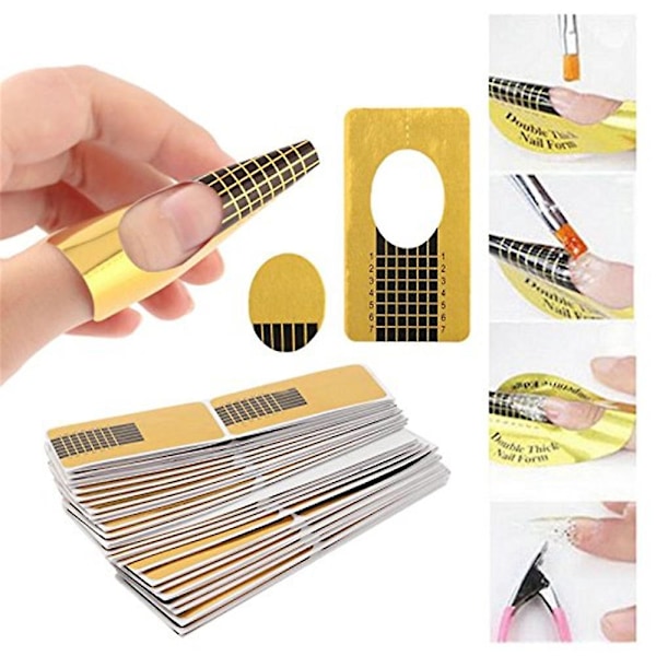 100 pcs Nail templates nail forms nail template nail from nail forms