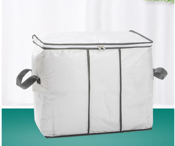 PVC Mesh Storage Bag - Large Capacity for Clothes and Blankets