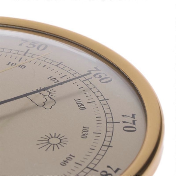 3-i-1 Väggmonterad Hushållsbarometer Termometer Hygrometer Väderstation Hängande Tryck hPa Mätare Luft Väderinstrument