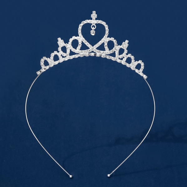 3-pack flickor Rhinestone Crown Princess Tiaras Crown Pannband för födelsedagar Bröllopsfester