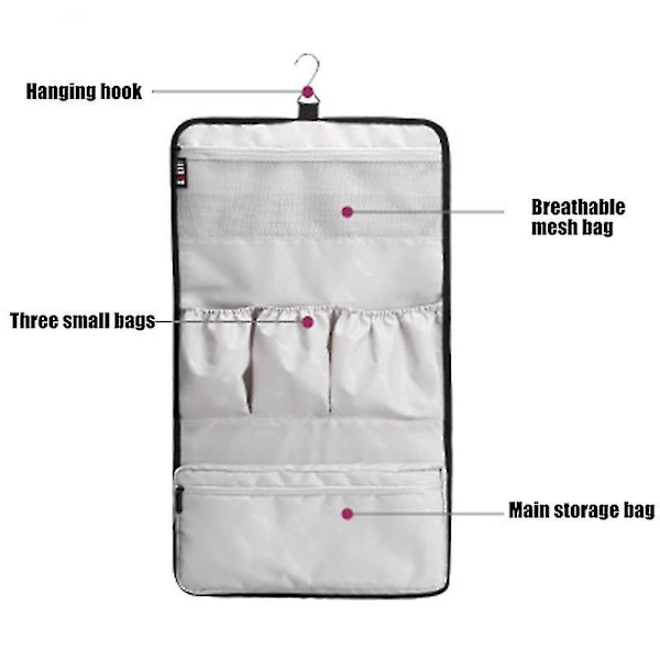 Oppbevaringspose Kompatibel For Dyson Airwrap Styler Tilbehørs Holder Flere Lommer