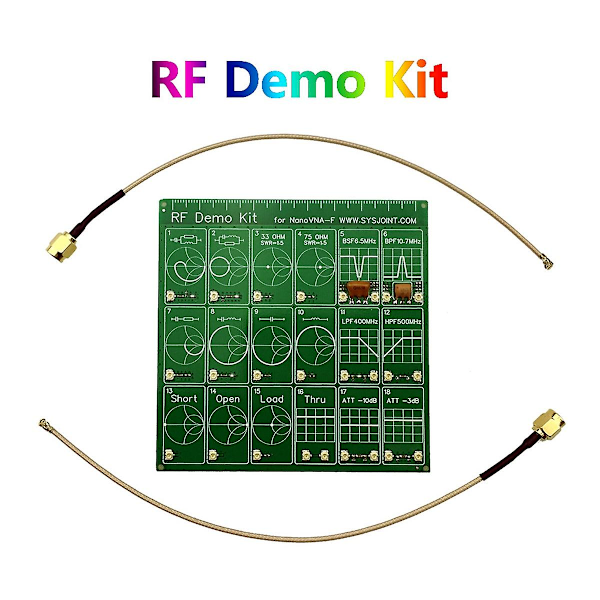 RF-demopaketti -F RF-testilauta HAM-vektoriverkkotesti