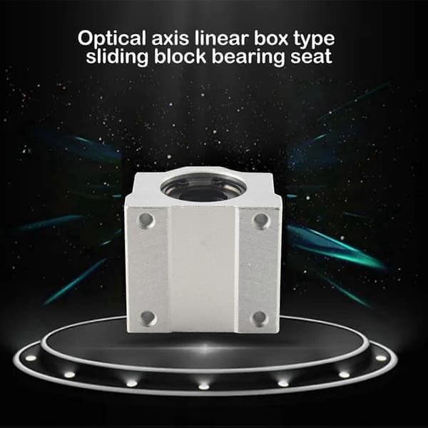 Linjära kullagerglidblockenheter, 16 mm borrdiameter (SCS16UU 4-pack)