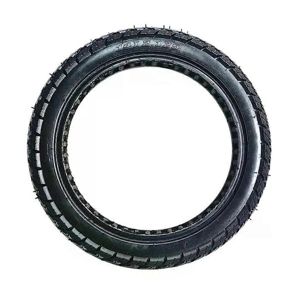14x2.125 Elektrisk Sykkeldekk 14 Tommers Solid Dekk Konstruert for Lang Levetid Lett Design Robust Gummimateriale