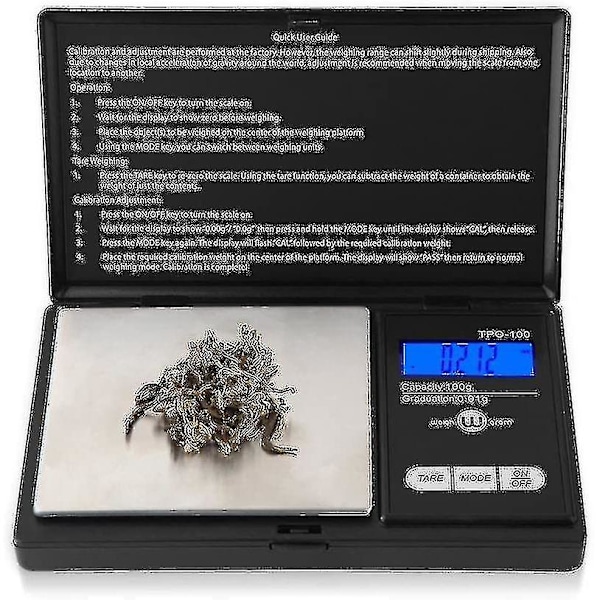 Digital lommevekt, digitale gramvekter