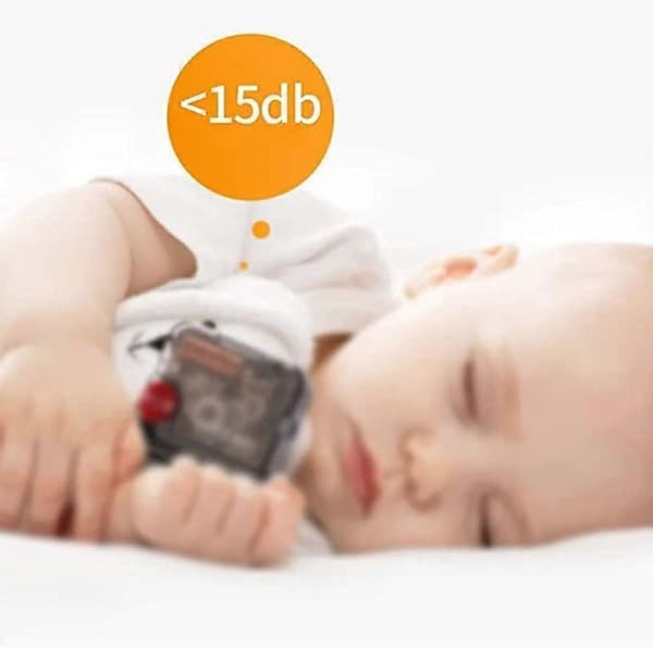 14,9 tums tyst väggklocka med pendel, arabiska siffror, batteridriven för vardagsrum, sovrum (silver + svart)
