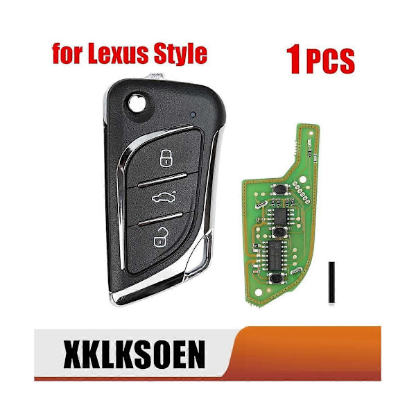 Til XKLKS0EN Universal Ledningsfjernbetjeningsnøgle 3 Knapper til Stil til VVDI Nøgleværktøj