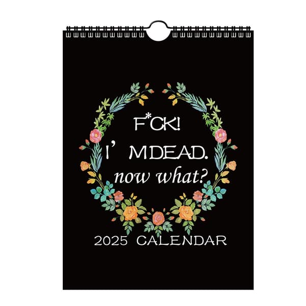 Kalender 2025 Nytårs kalender farve: stil2