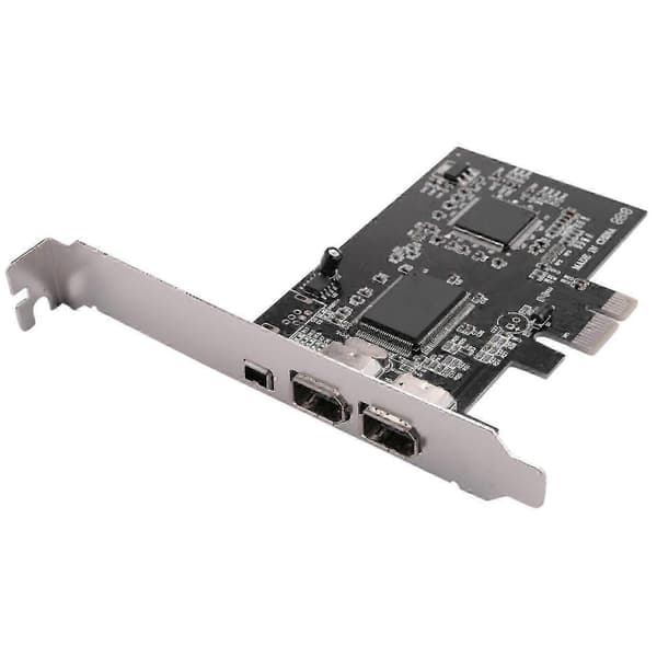 PCIe FireWire-kort til Windows 10, IEEE 1394 PCI-controller med 4 porte (3x 6-ben & 1x 4-ben), FireWire TY
