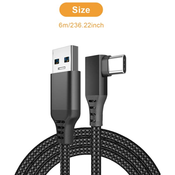 Linkkikaapeli Oculus Quest 2 Type-C / USB 3.1 6 m