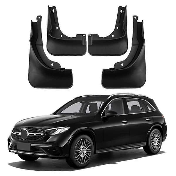 Bil Mudflaps for GLC med Pedal 2023+ Mud Guard Flap Sprutlapper Mudguards Tilbehør