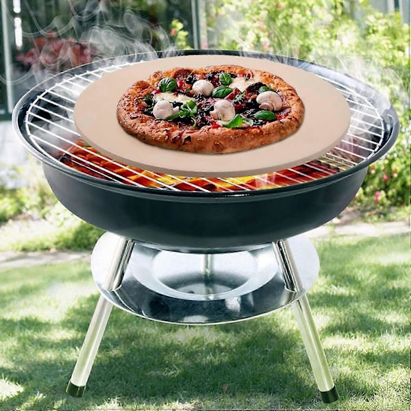 13 tums pizzasten för matlagning, bakning, grillning, pizzaverktyg för ugn och grill, bakredskap, bröd T JP