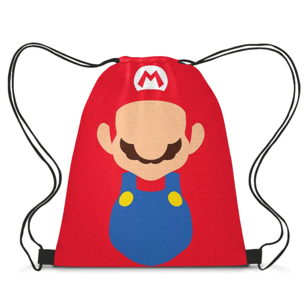 Sportsoppbevaring polyesterduk Mario-snøringslommer Fasjonable snøringlommer