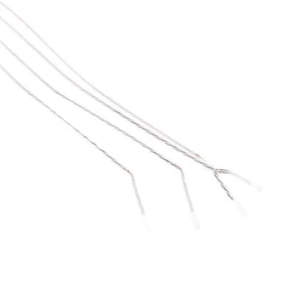WSND 2x 2m PT1000 Sond 4mm*30mm RTD Platinamotståndssensor 2 Trådar Termoelement