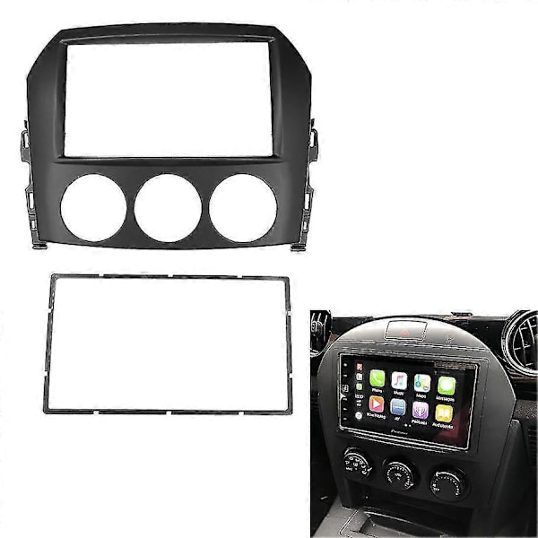2 Din Bilradio Facia Til Mx-5 Mx5 Miata Dvd Stereo Rammeplade Adapter Montering Instrumentbræt Installation Bezel Trim Kit