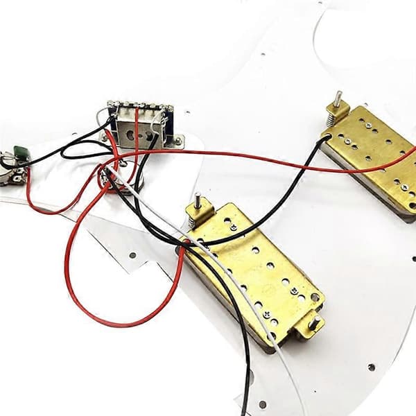 SQ Elgitarr Laddad Förkopplad Slagplatta Gitarrplektrumskydd Elgitarrplektrumskydd Pickup A
